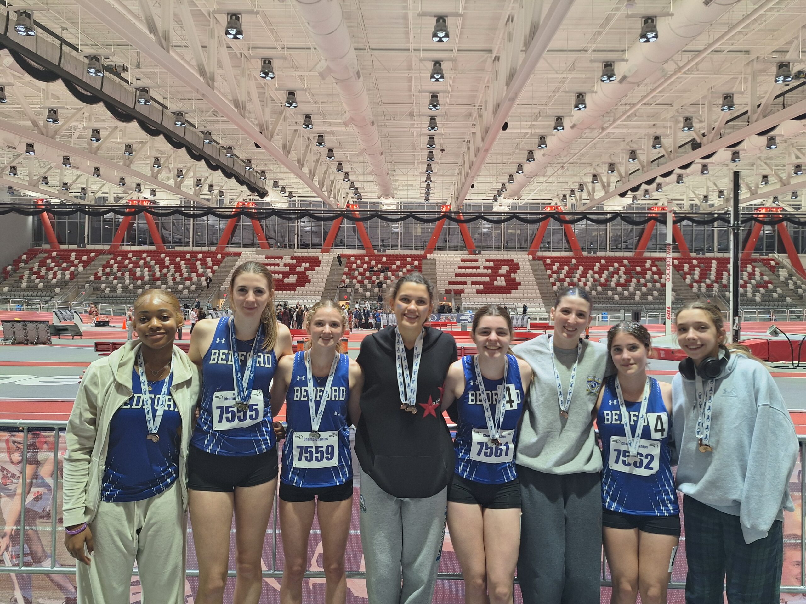 Girls Indoor Track Places 3rd in State Championships